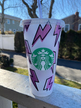 Load image into Gallery viewer, Lightning Straw Tumblers